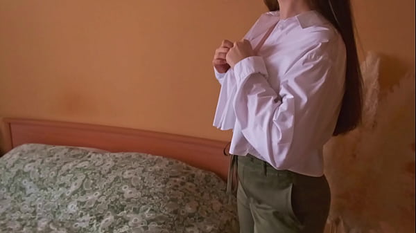 Horny Babe had a great ORGASM.  Sensual Licking of PERFECT BOOBS and WET PUSSY